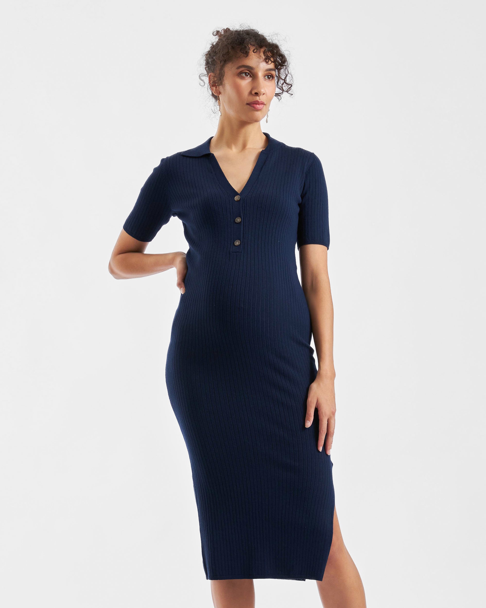 Navy polo dress on sale