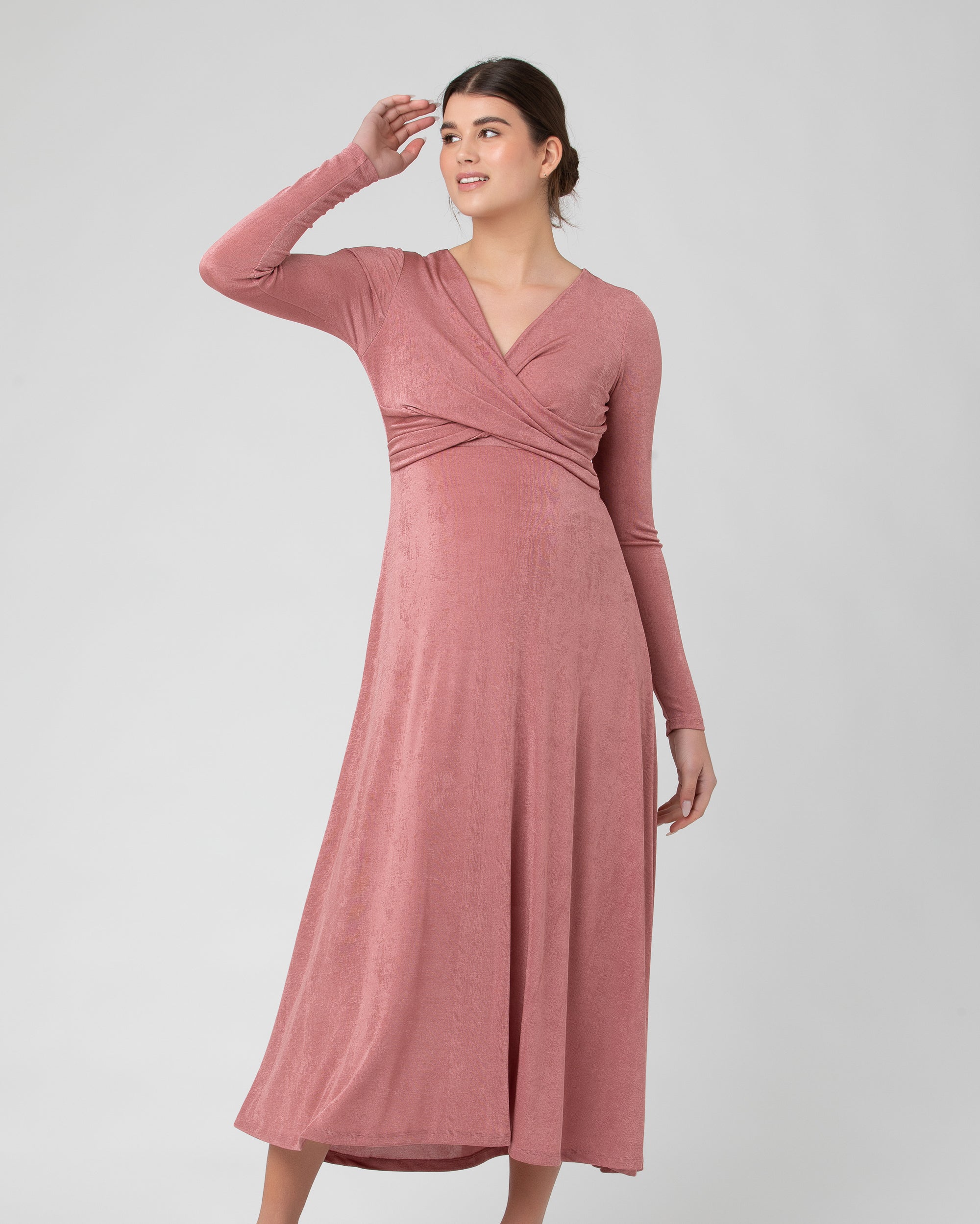 Nursing shop dress long