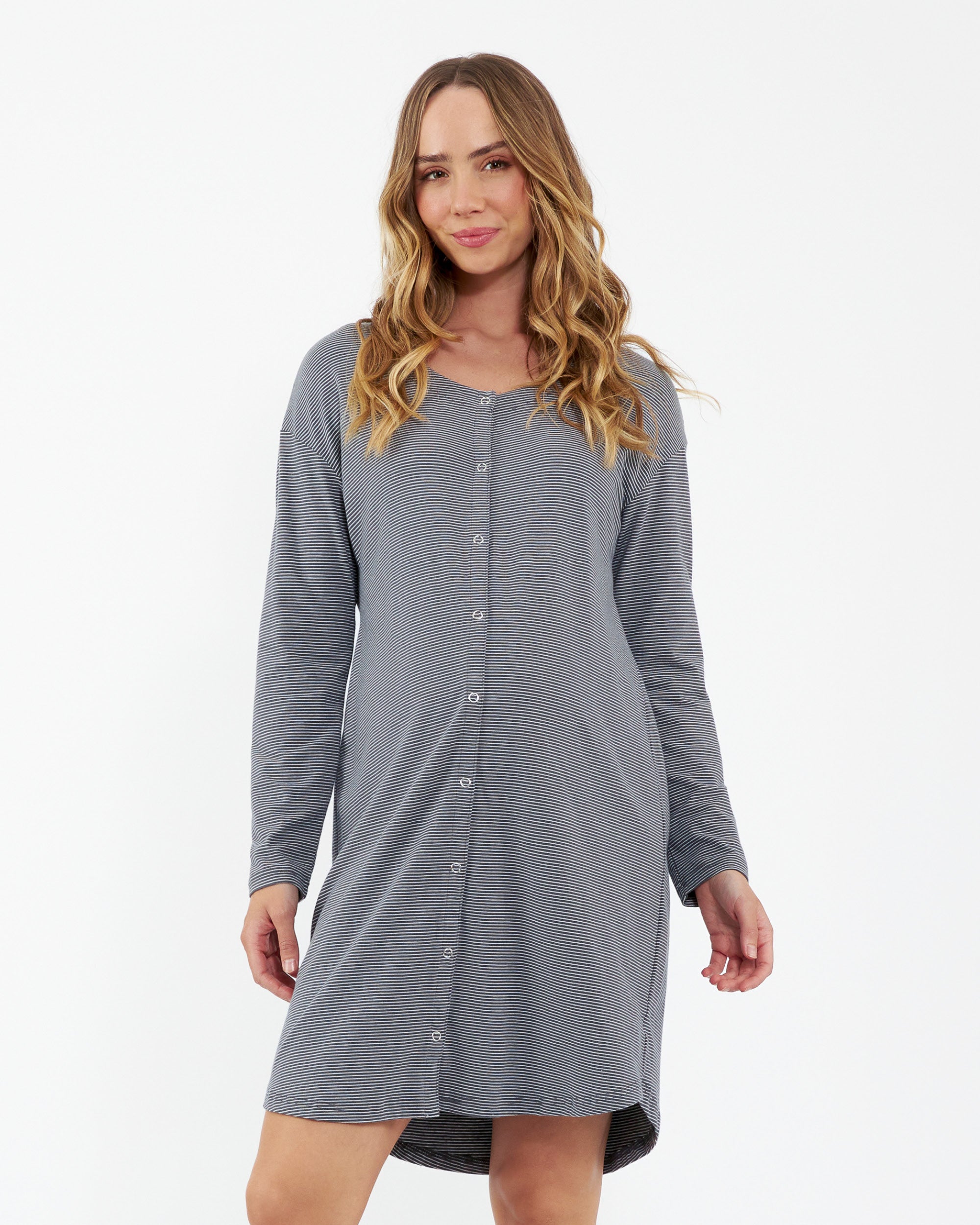 Blake Organic Nightie Gunship White