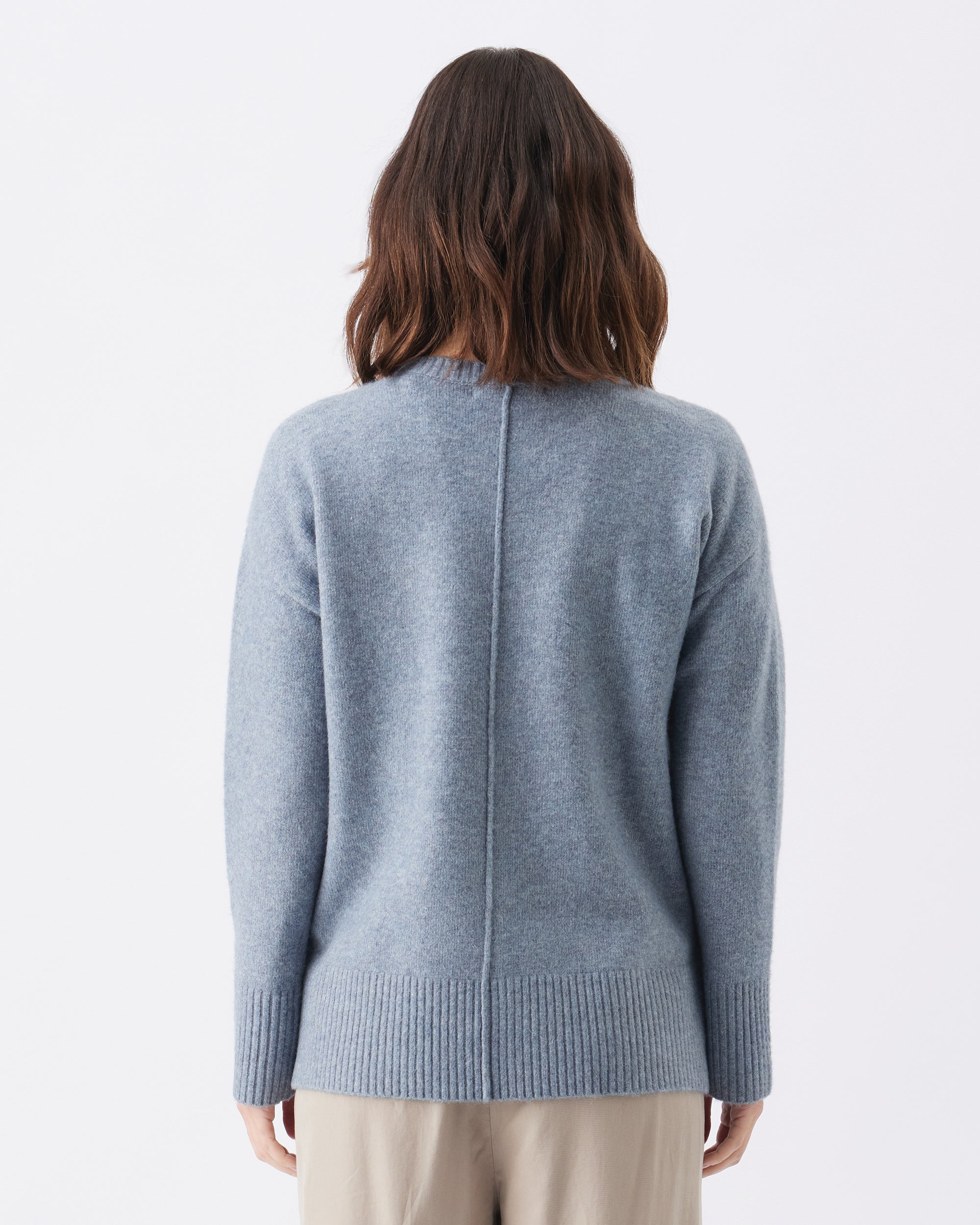 Eva Nursing Knit  Blue Marle