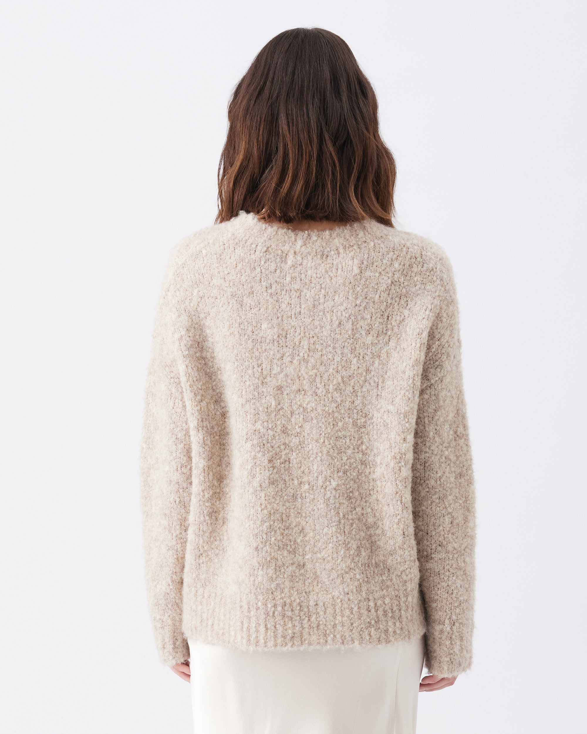 Theo Cosy Knit  Latte