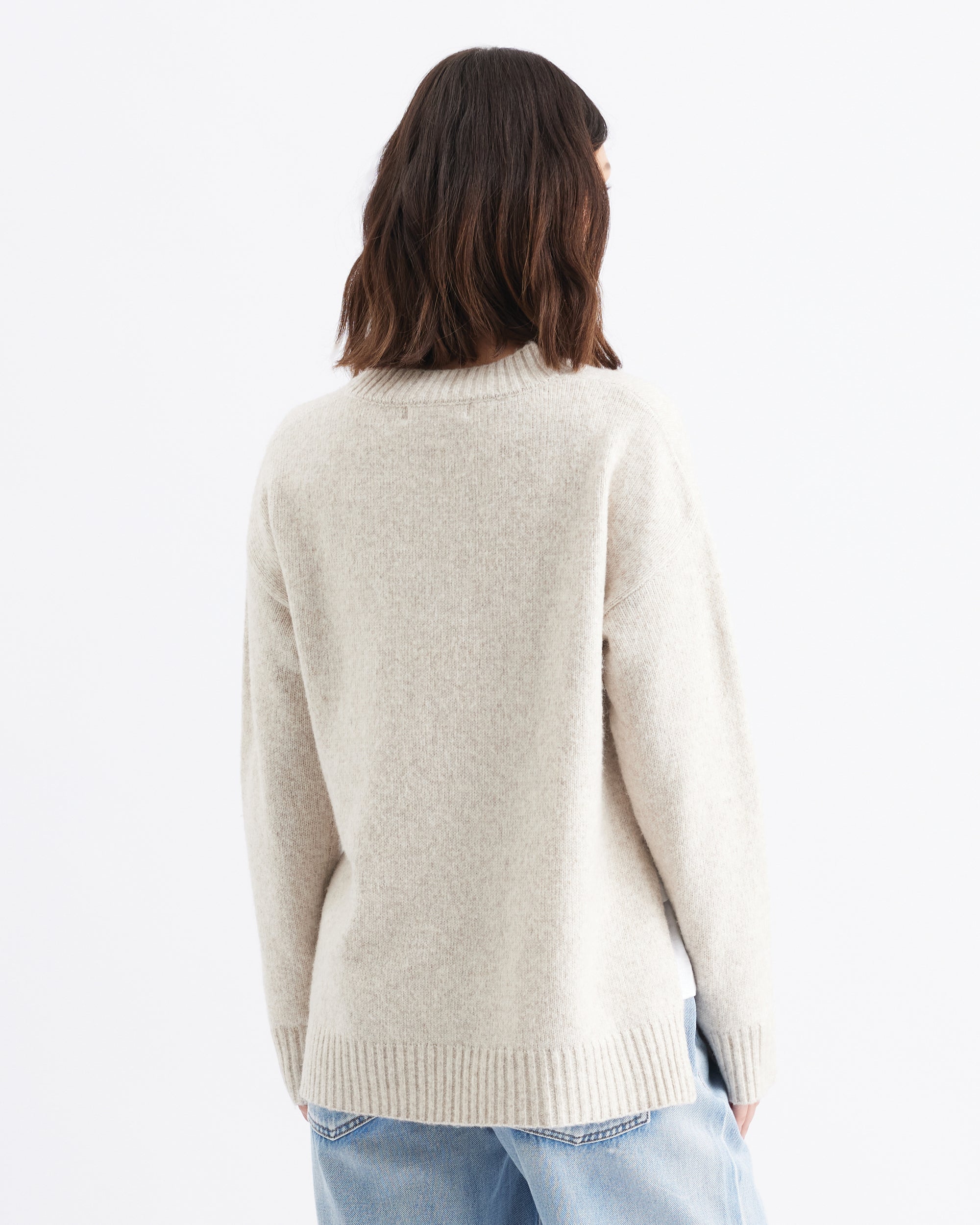 Vera Nursing Knit  Oat Marle