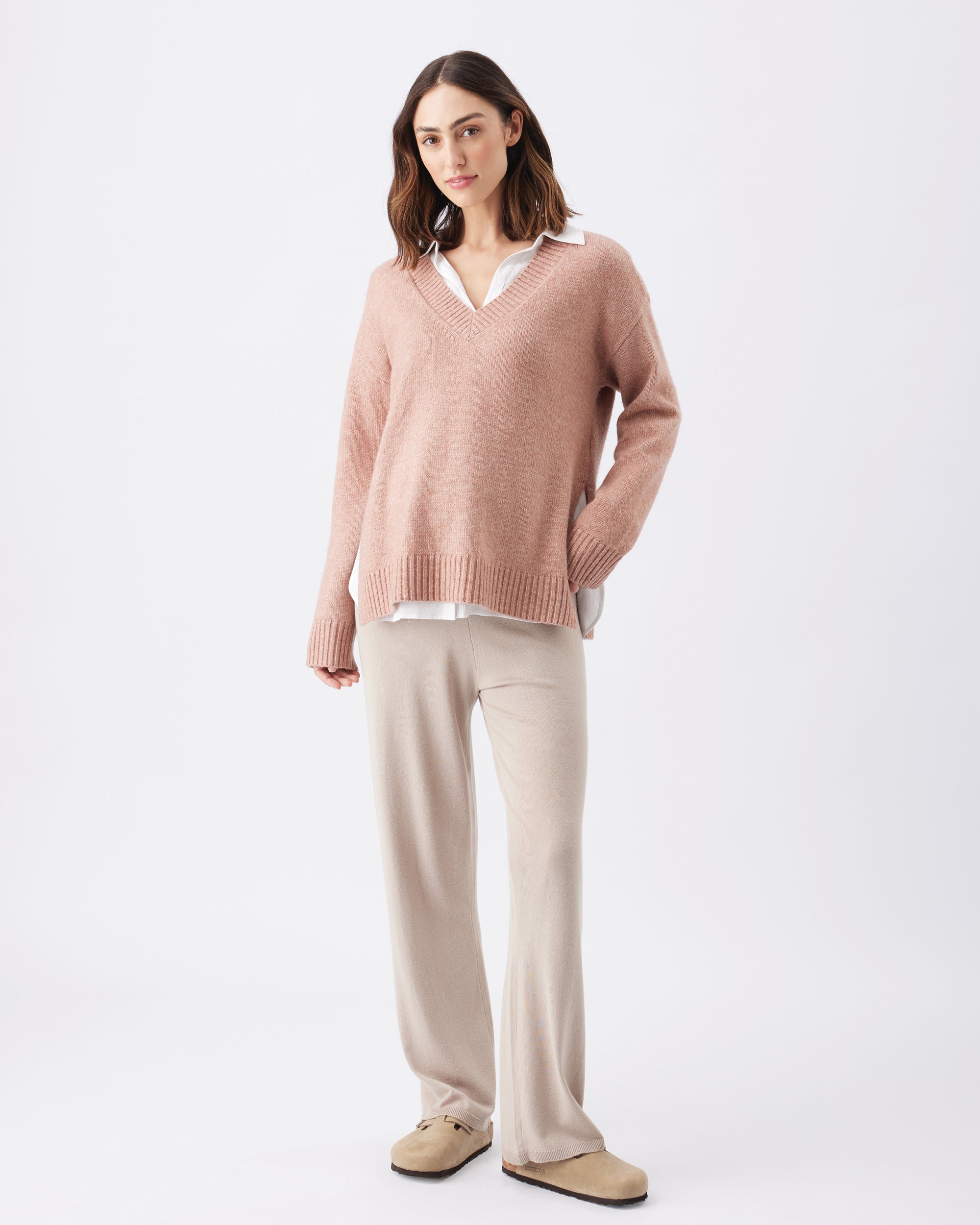 Vera Nursing Knit  Rose Marle