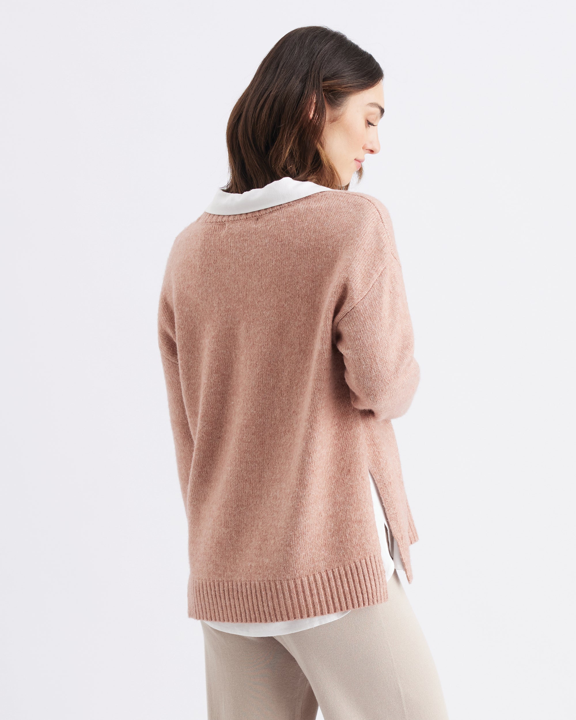 Vera Nursing Knit  Rose Marle