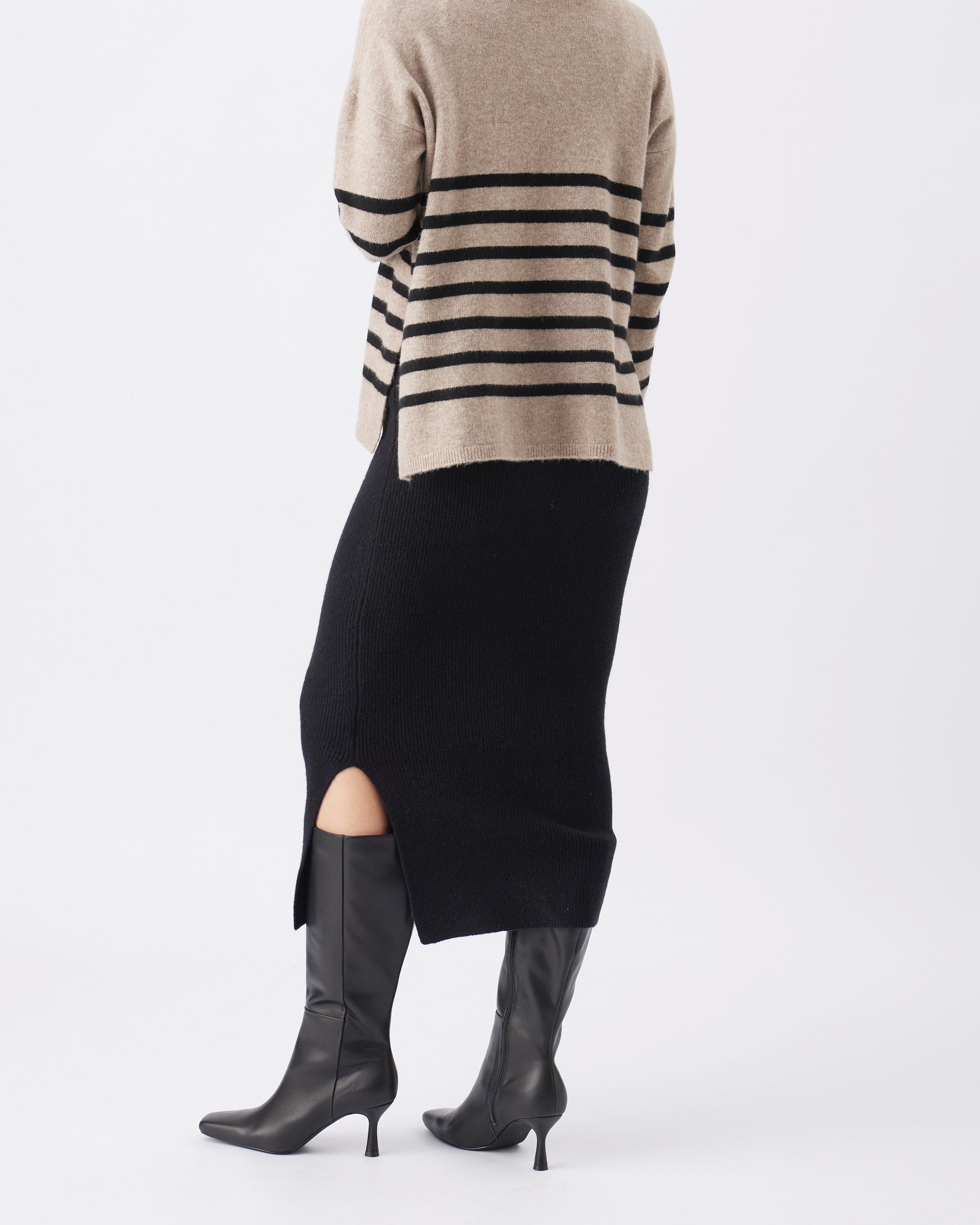 Dani Knit Skirt Black