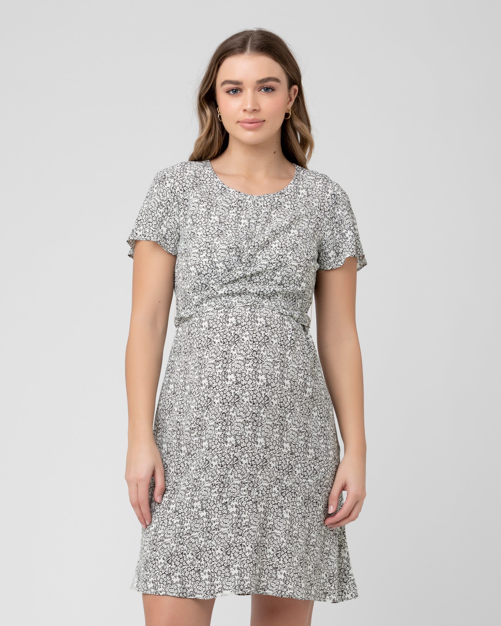 Ivory nursing outlet dress