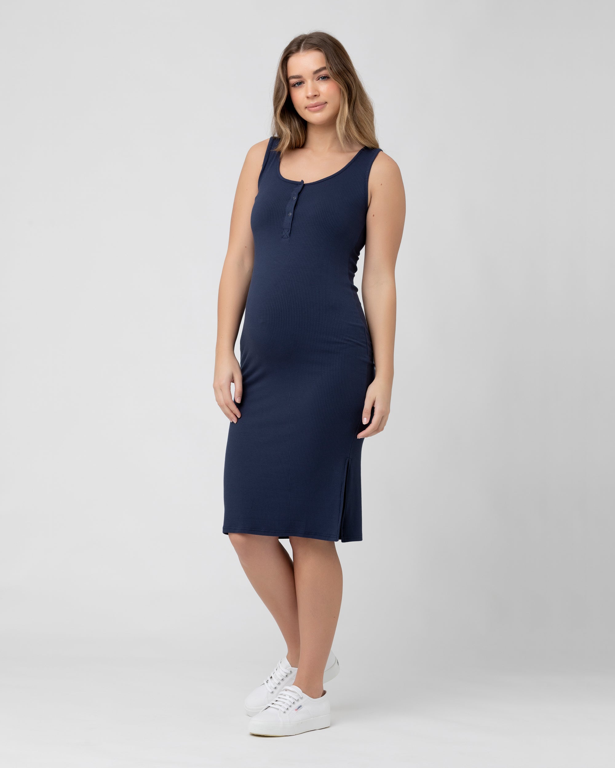 Button down maternity clearance dress