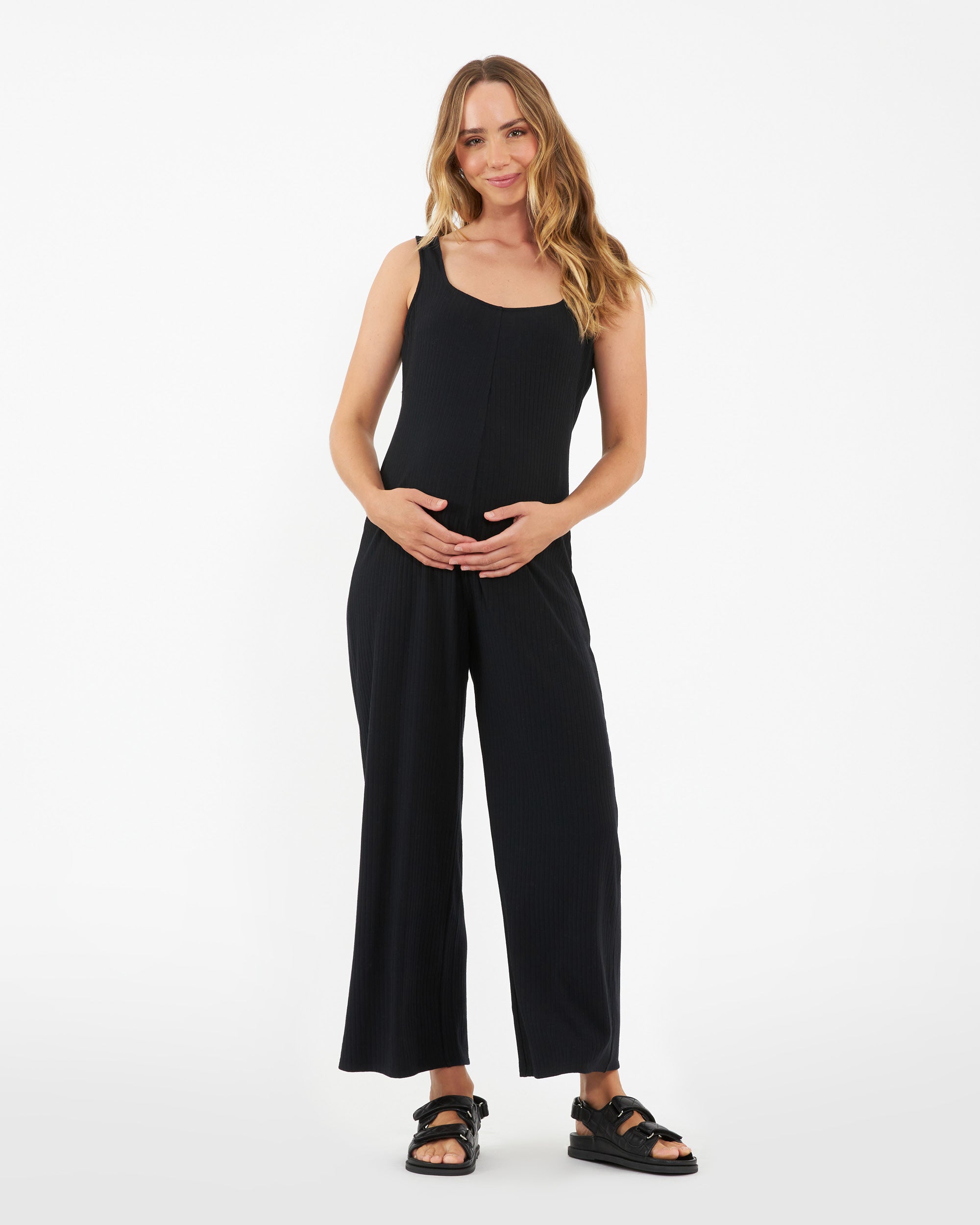 Ribbed jersey cheap jumpsuit