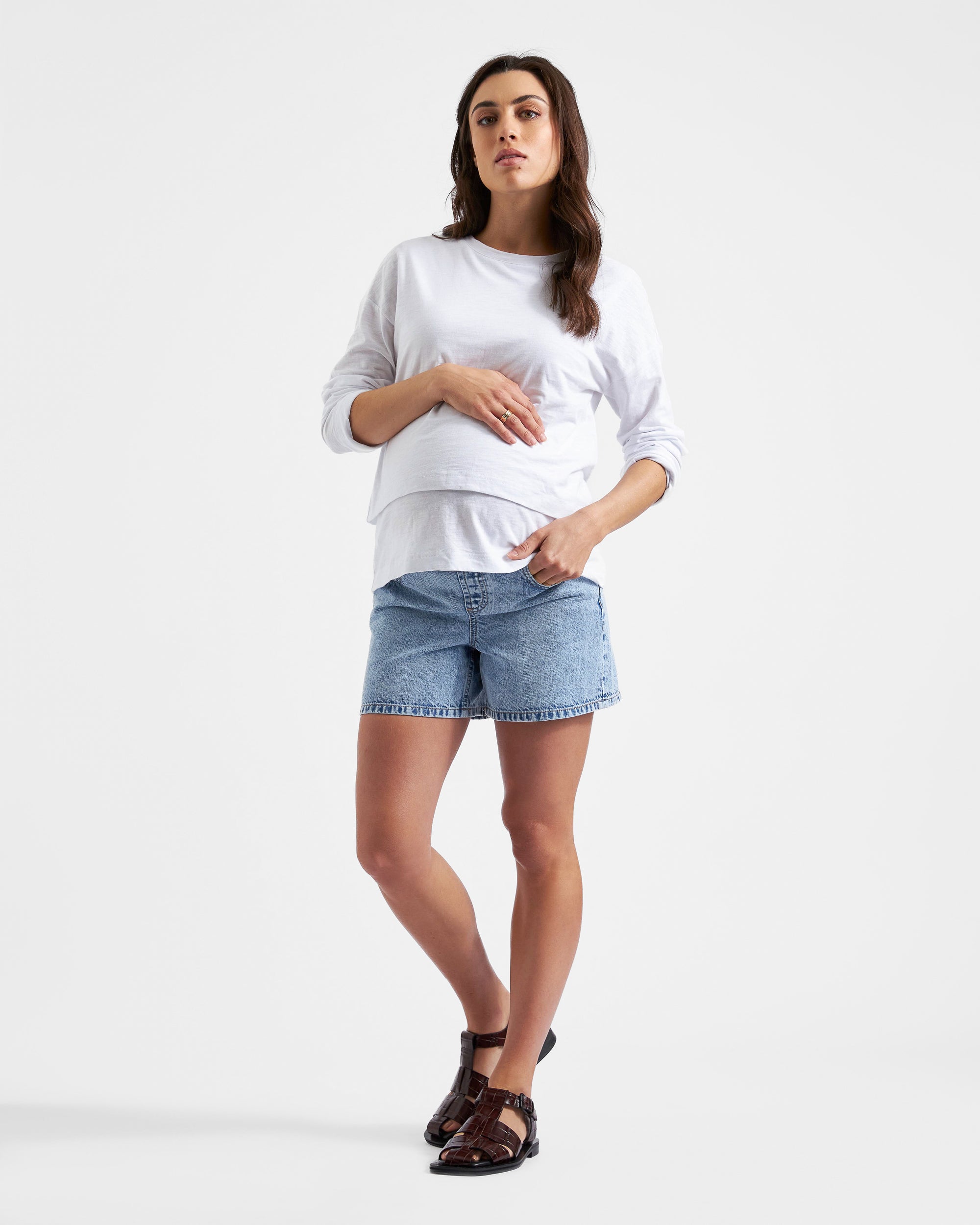 Brooklyn Denim Short  Light Wash