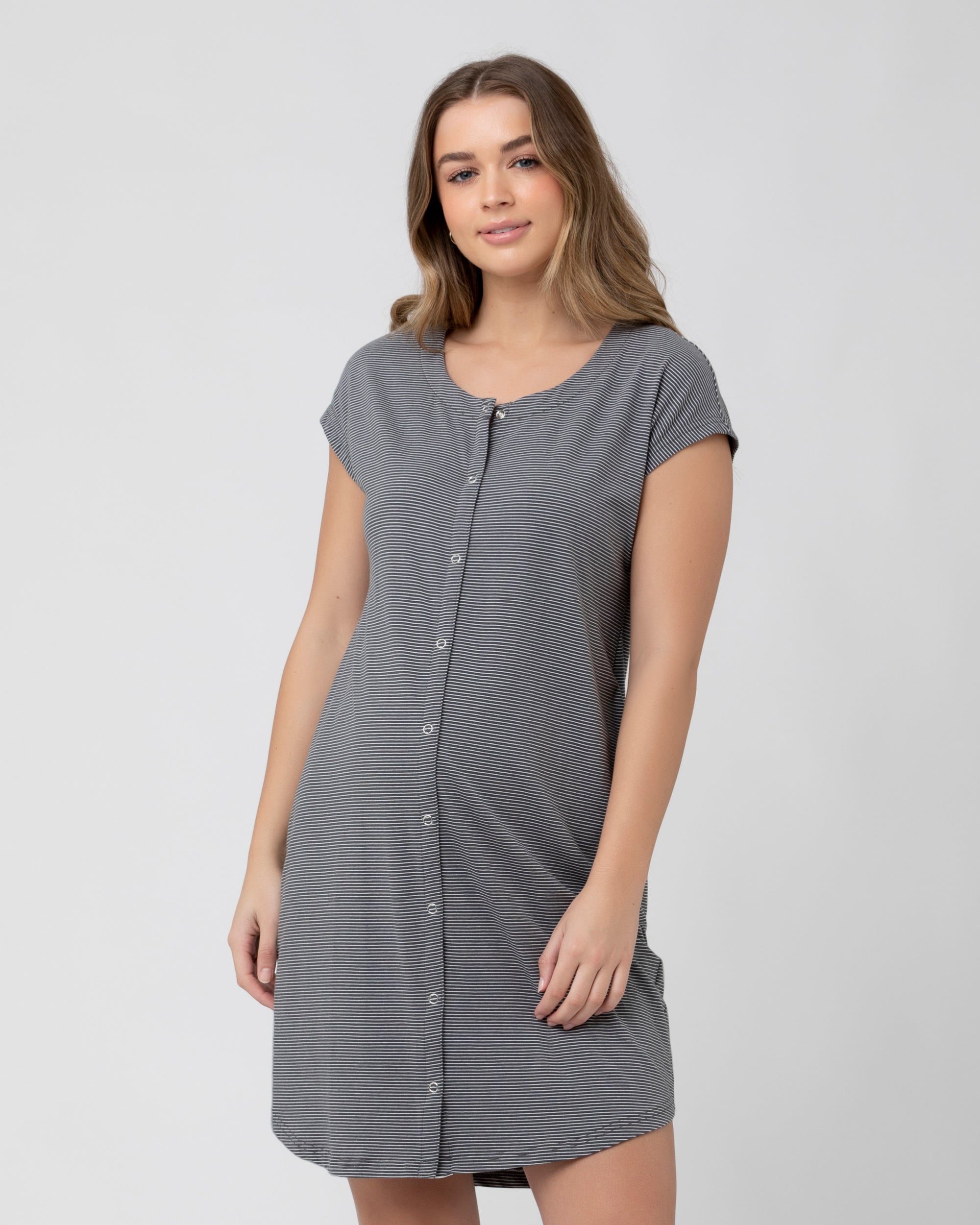 Old Navy - Maternity Sunday Sleep Rib-Knit Robe & Nursing Nightgown Set