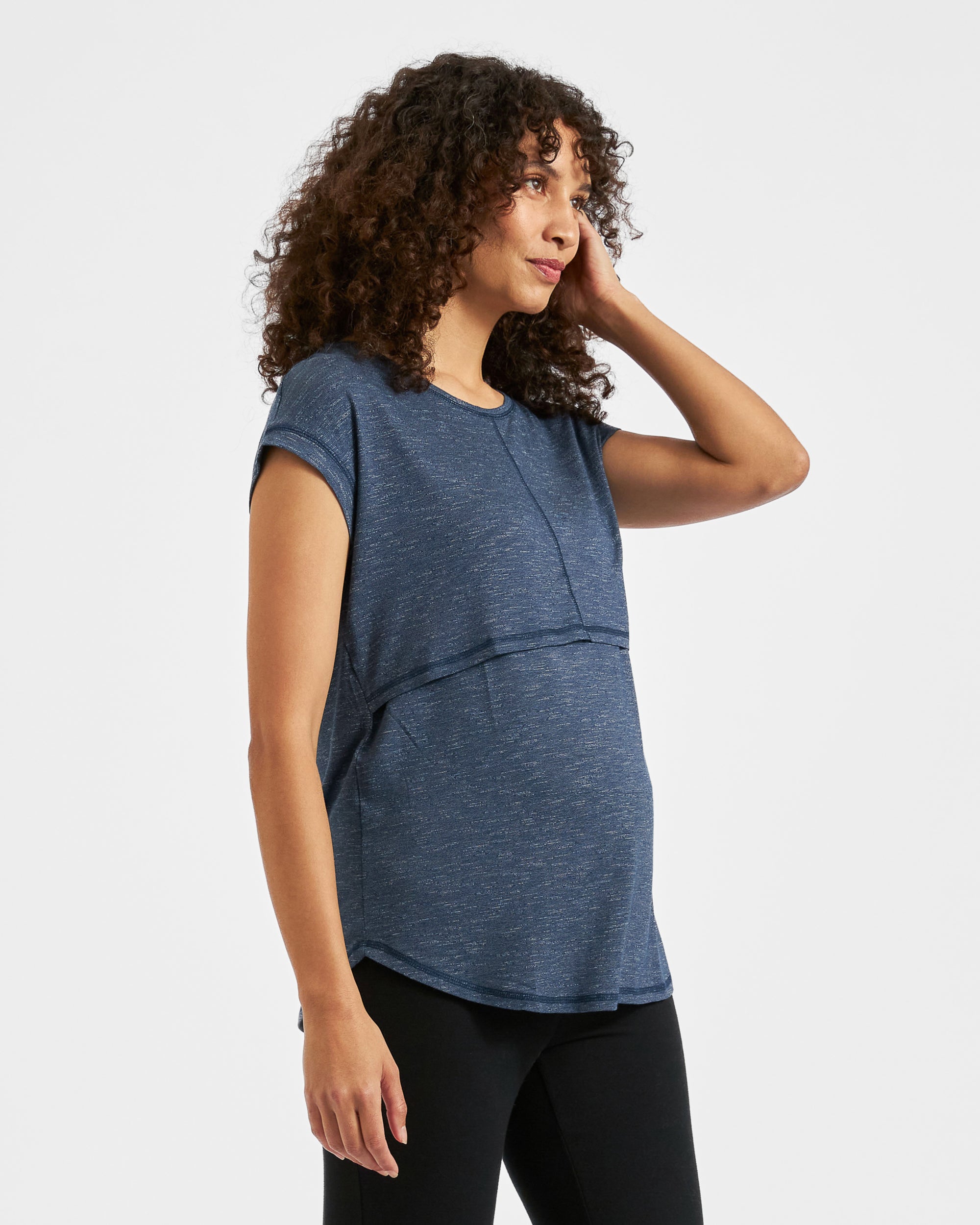 Dreamy Nursing Tee Denim