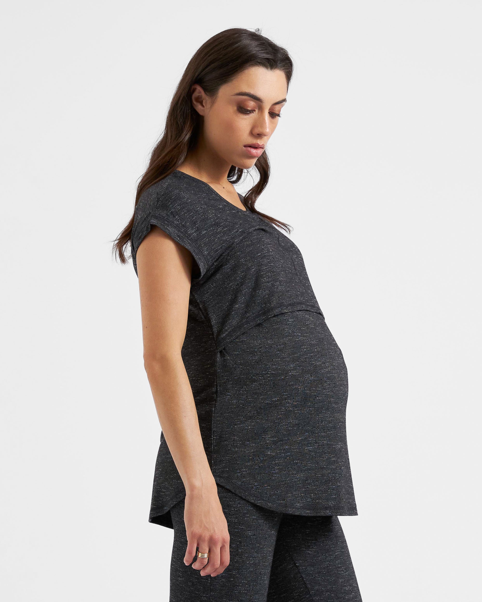 Dreamy Nursing Tee Granite