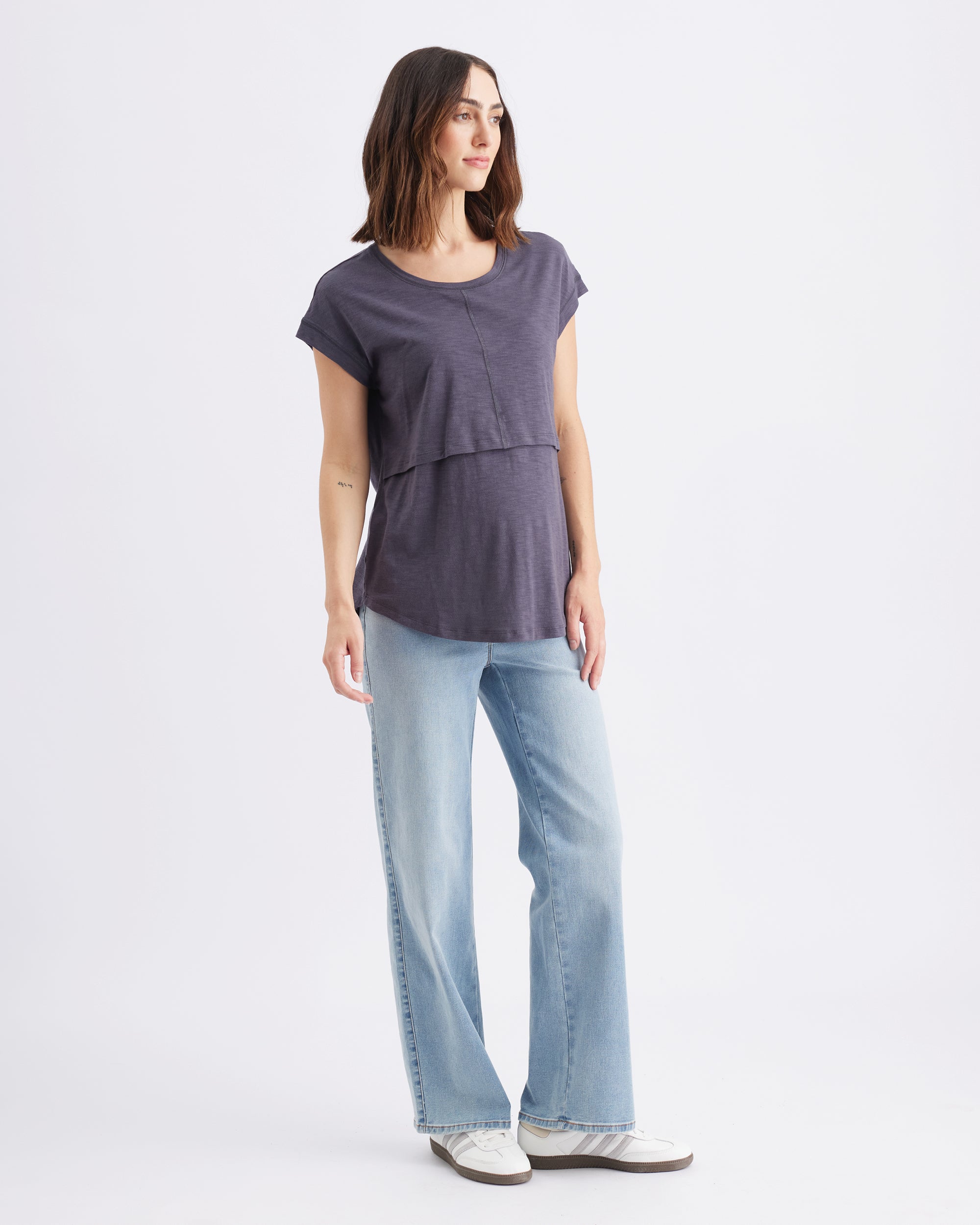 Richie Nursing Tee Slate