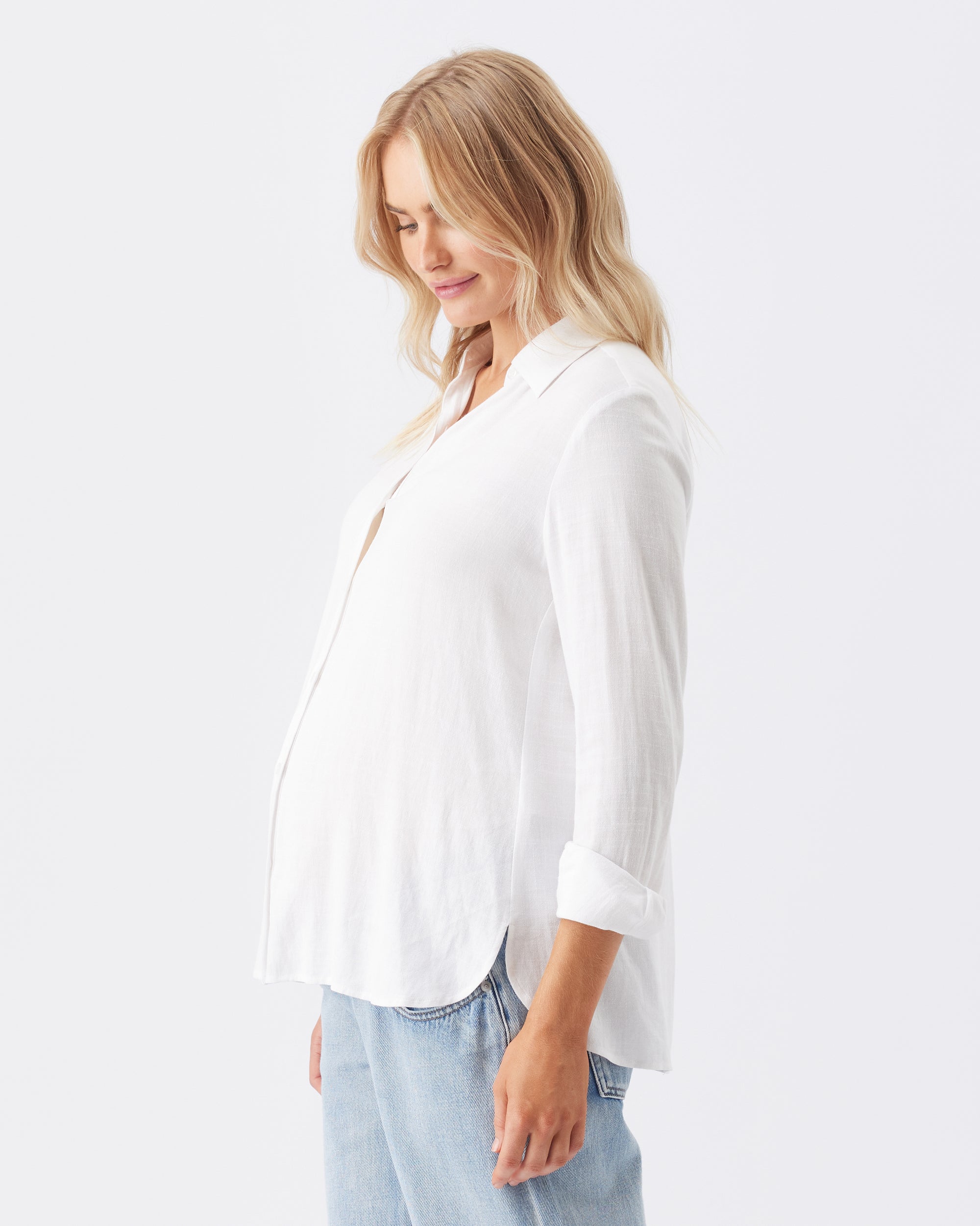 Clara Relaxed Shirt  White