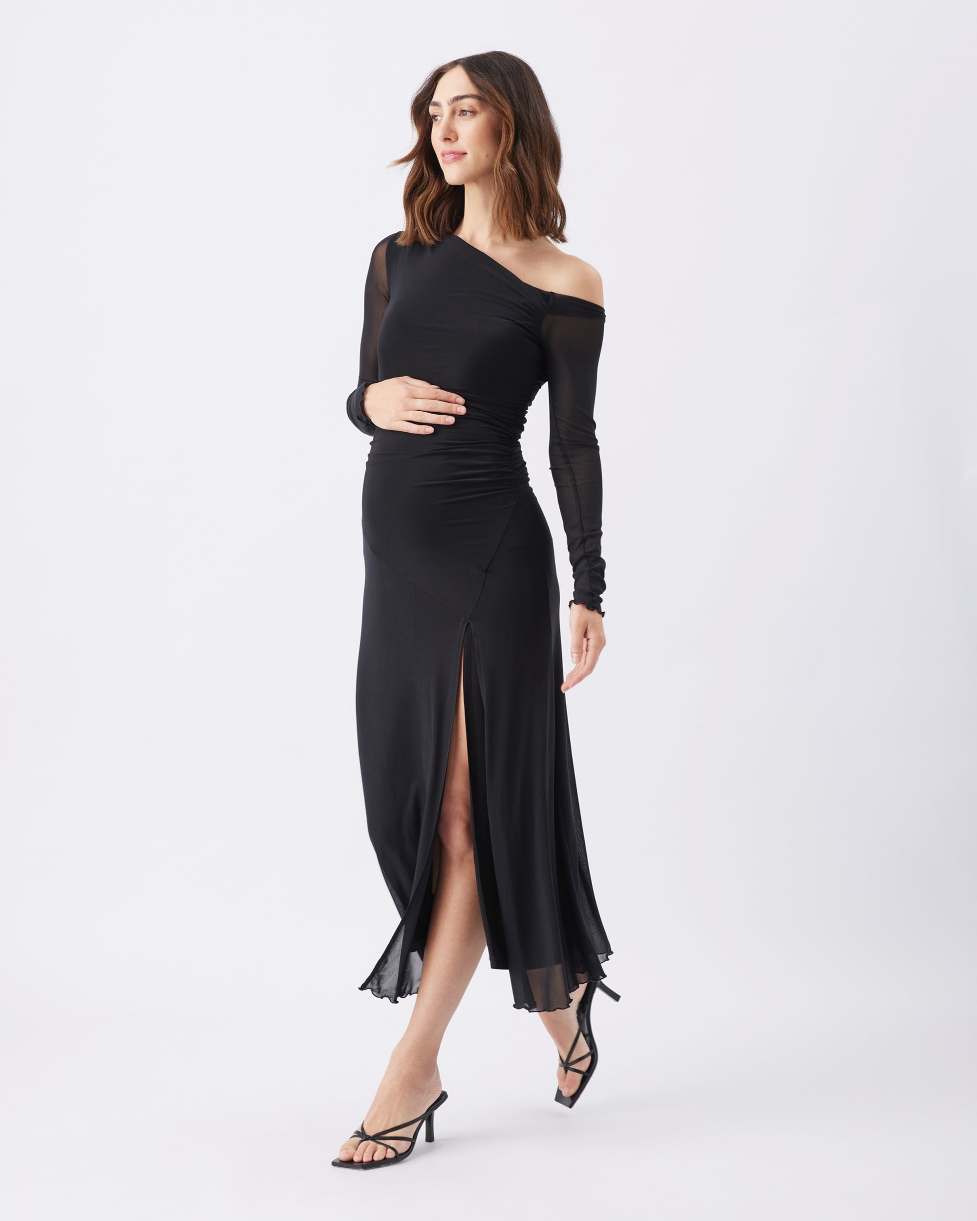 Freya Mesh Dress Black