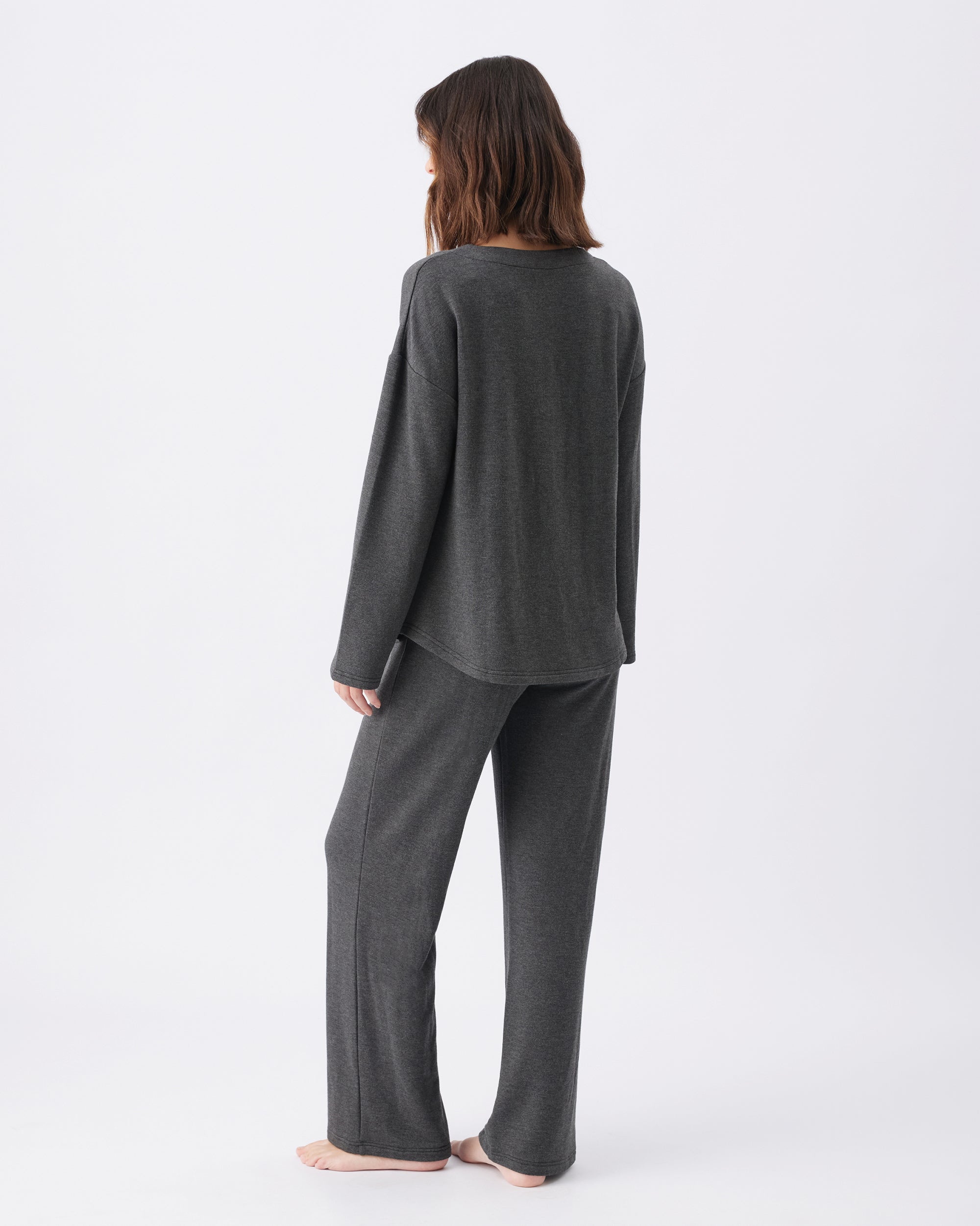 Super Soft Lounge Pant  Charcoal Marle