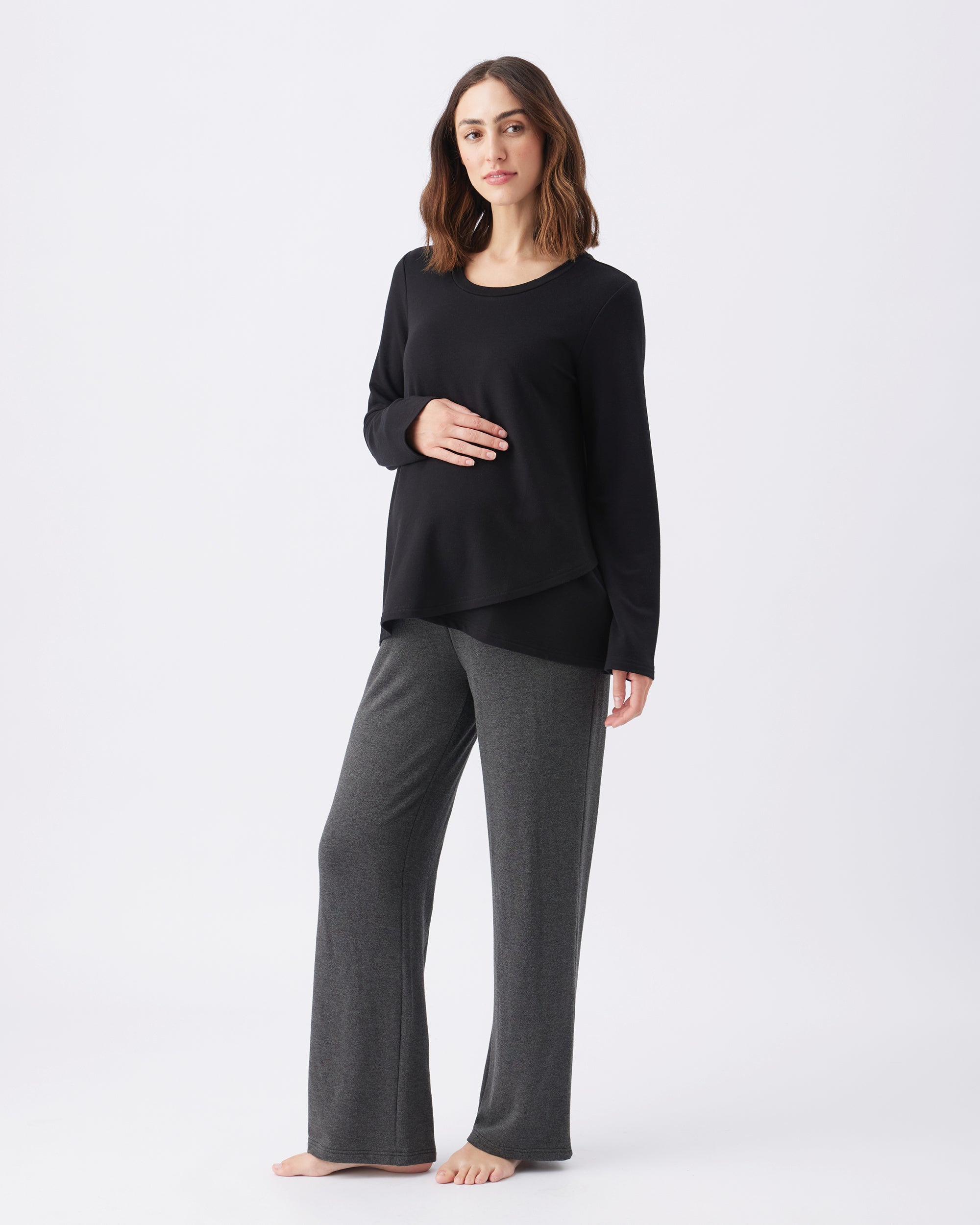 Super Soft Lounge Pant  Charcoal Marle