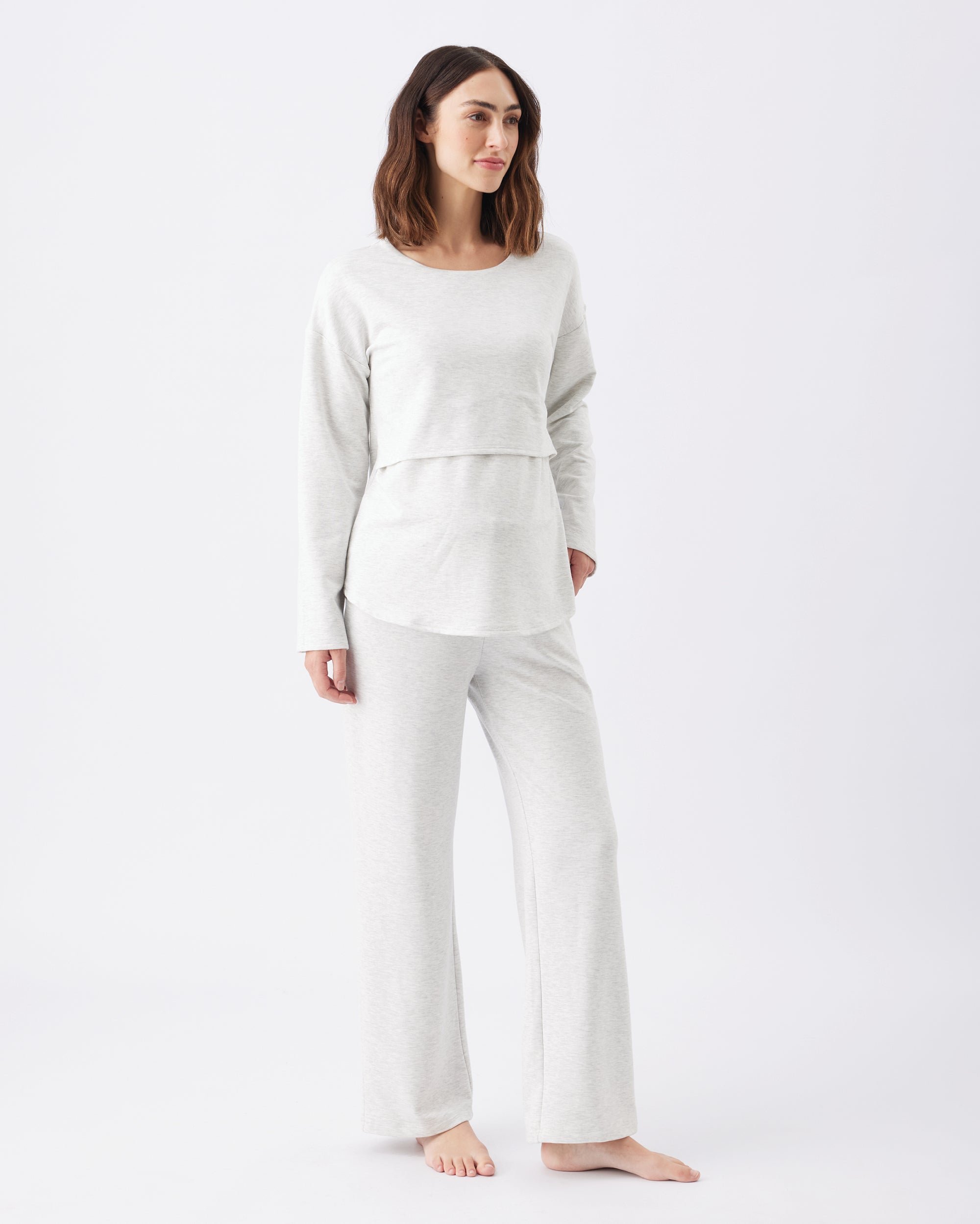 Super Soft Lounge Pant  Silver Marle