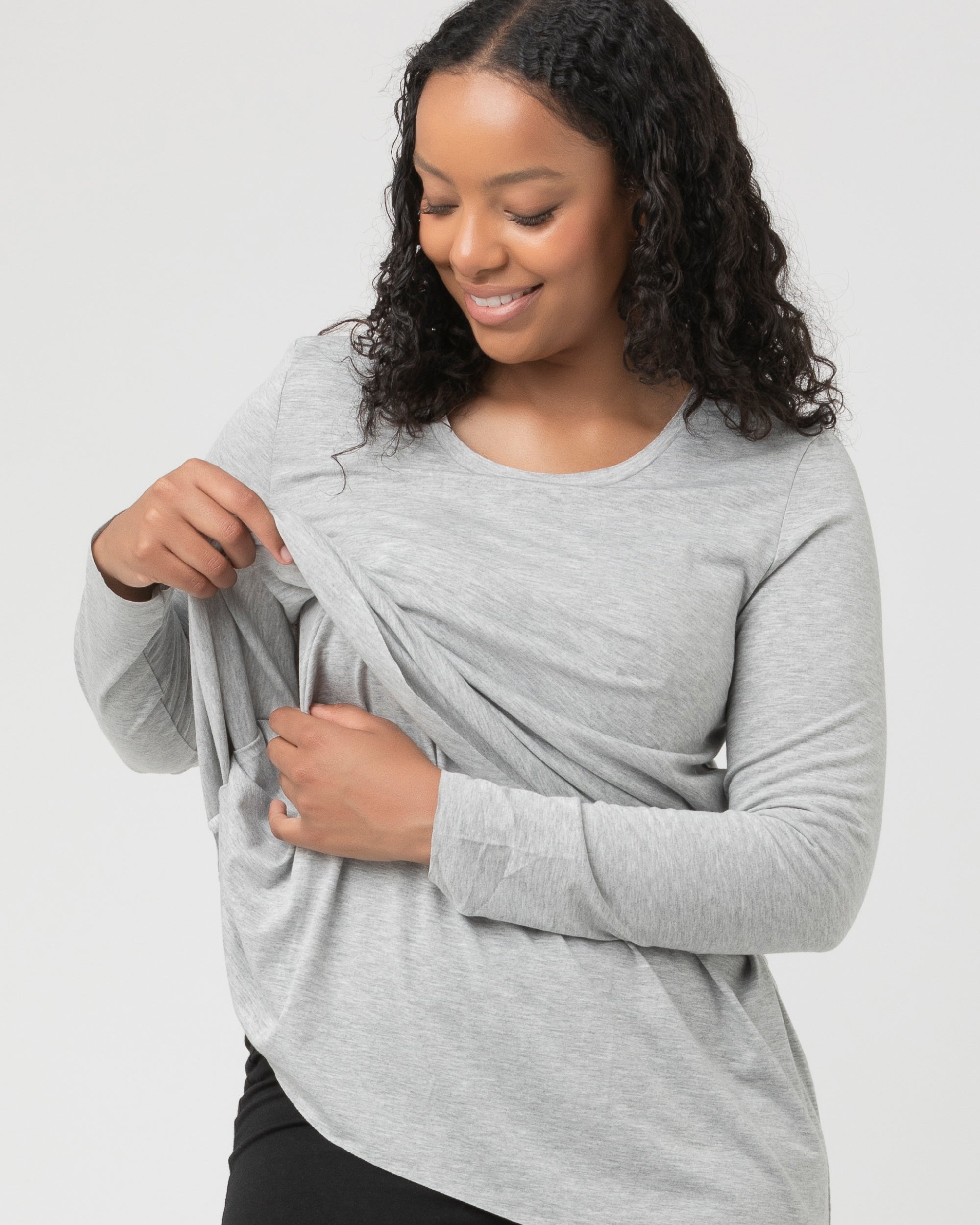 Nursing wrap outlet top