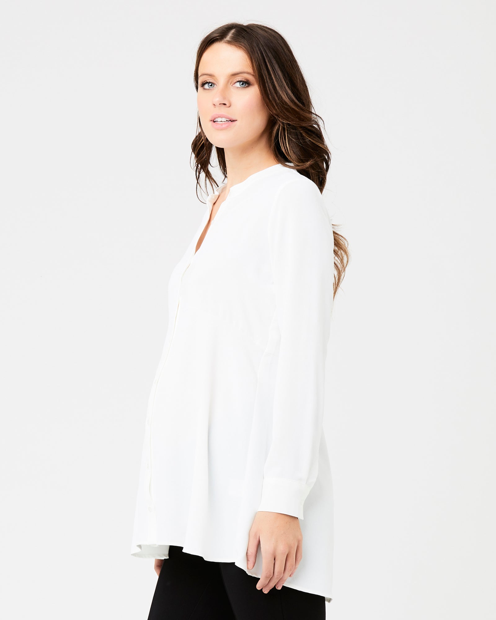 Peplum shirt outlet white